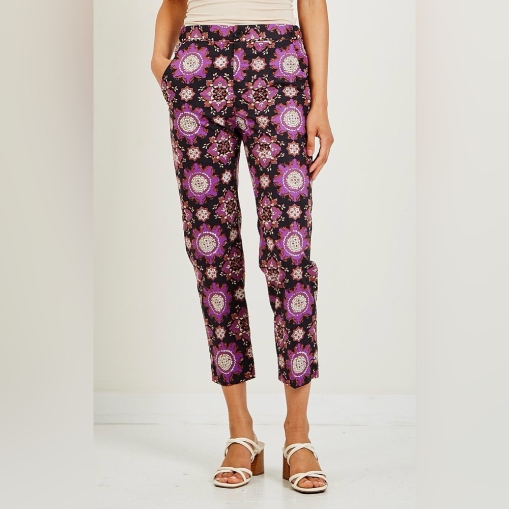 Rachel Comey- ‘Council Pant’ Vibrant Cotton Pants. Size 00